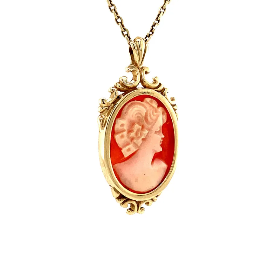 pendant_with_cameo__krt_2.webp Pendant with cameo 9 krt>Vintage Jewellery Discount