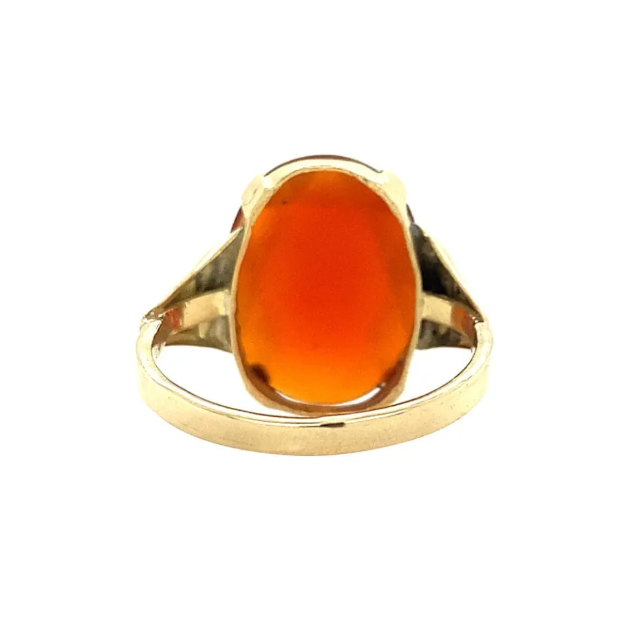 ring_with_carnelian__krt_4-1.webp Ring with carnelian 12 krt>Vintage Jewellery Outlet