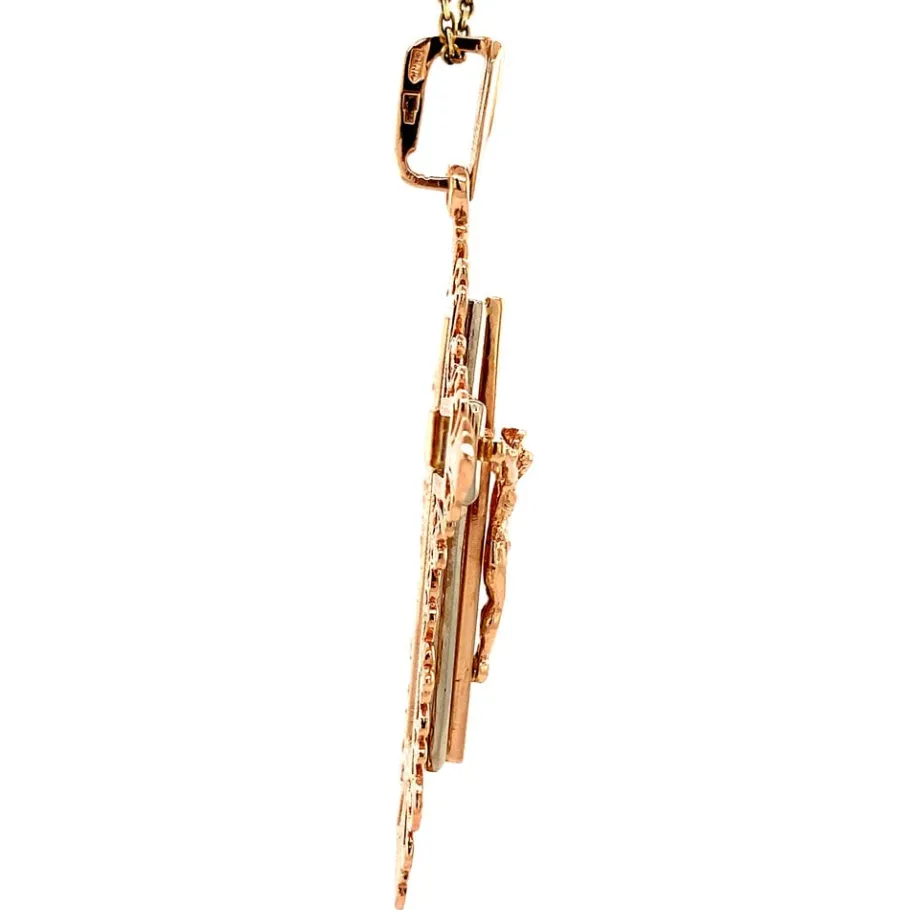 rose_gold_cross_pendant___3.webp Rose gold cross pendant 14 krt>Vintage Jewellery Best