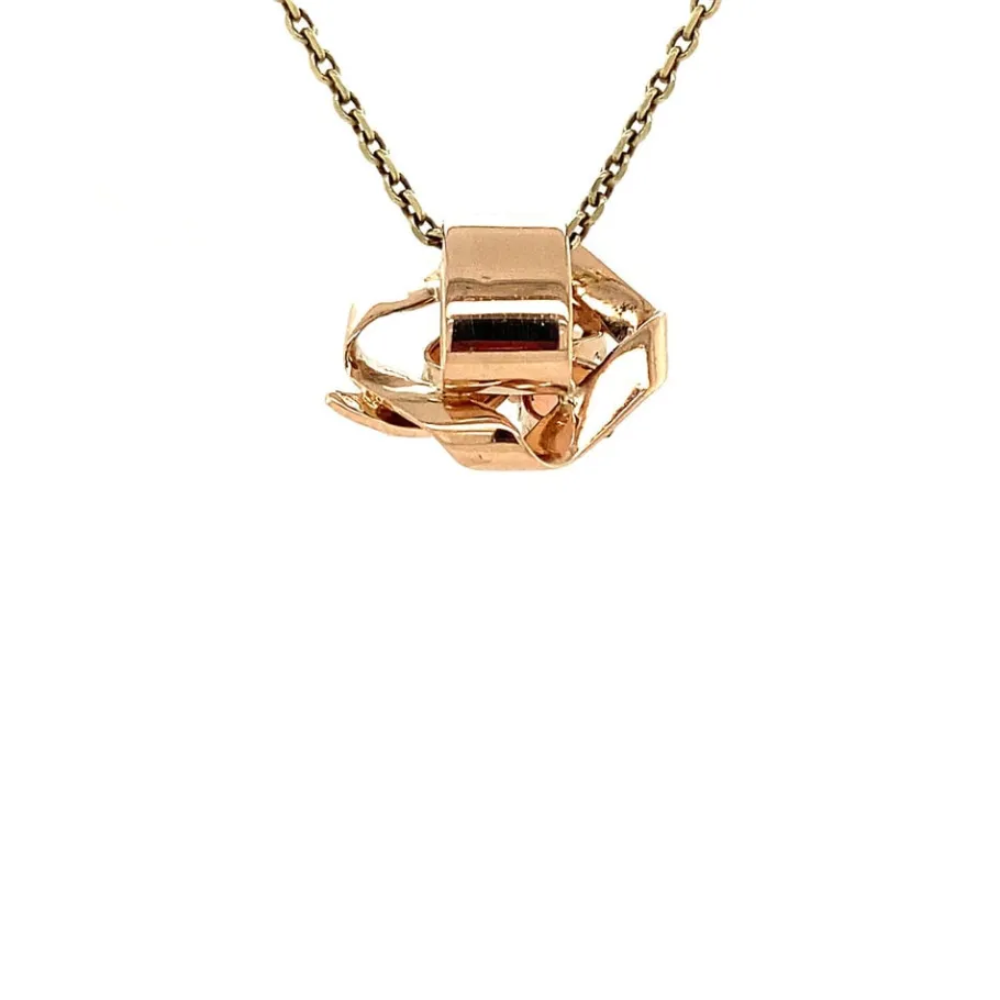rose_gold_pendant_with_op_4.webp Rose gold pendant with opal and pearl 14 krt>Vintage Jewellery Outlet