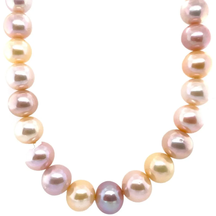 Schoeffel pearl necklace 18 krt>Vintage Jewellery Outlet