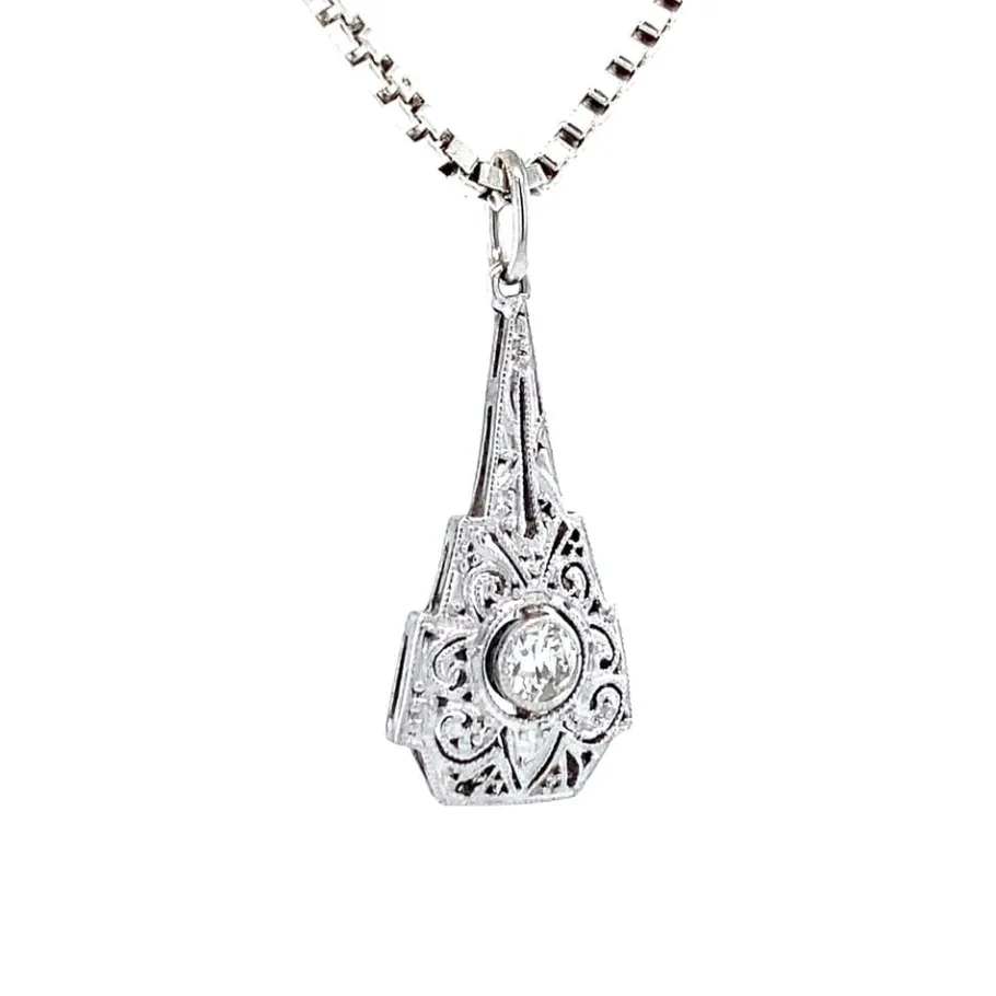 silver_pendant_with_diamo_2.webp Silver pendant with diamond 925>Vintage Jewellery Best