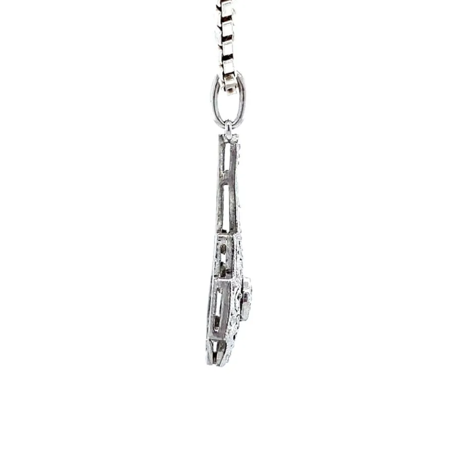 silver_pendant_with_diamo_3.webp Silver pendant with diamond 925>Vintage Jewellery Best