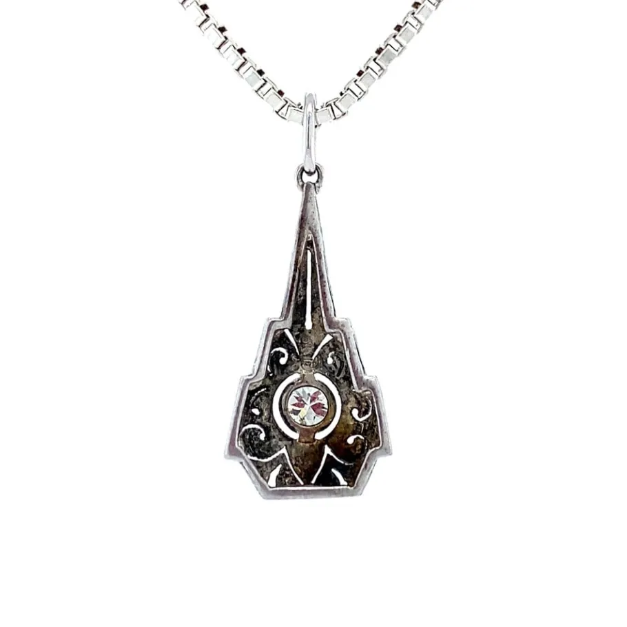 silver_pendant_with_diamo_4.webp Silver pendant with diamond 925>Vintage Jewellery Best