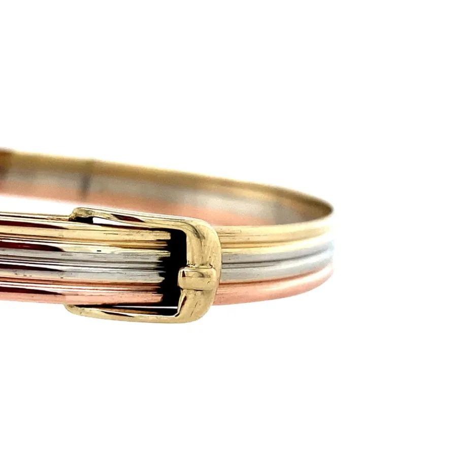 tricolour_gold_bangle__kr_3.webp Tricolour gold bangle 14 krt>Vintage Jewellery Hot
