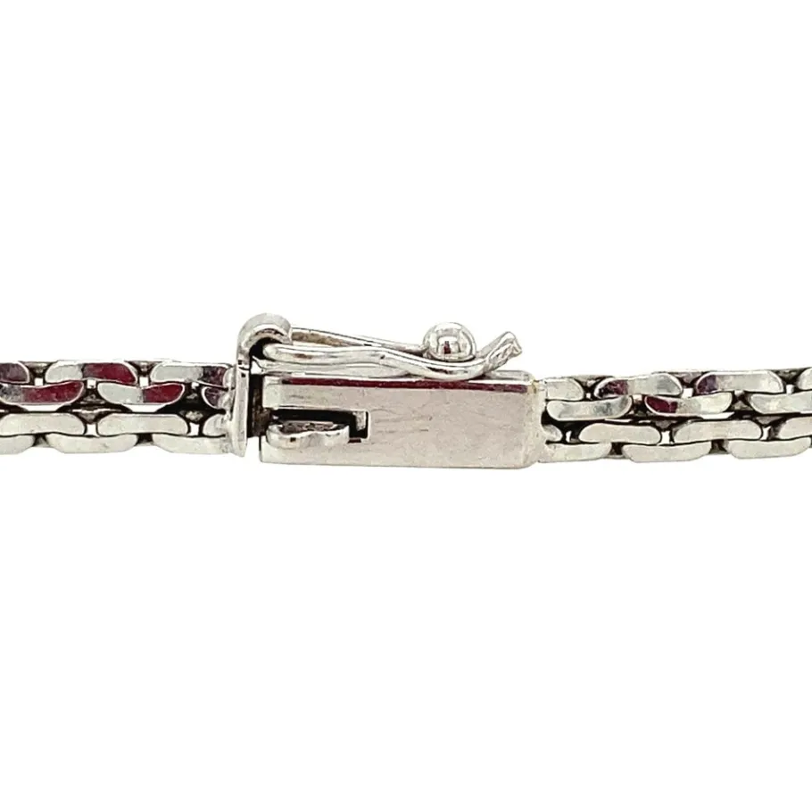 white_gold_bracelet_with__4.webp White gold bracelet with diamond and pearl 18 cm 14 krt>Vintage Jewellery Hot