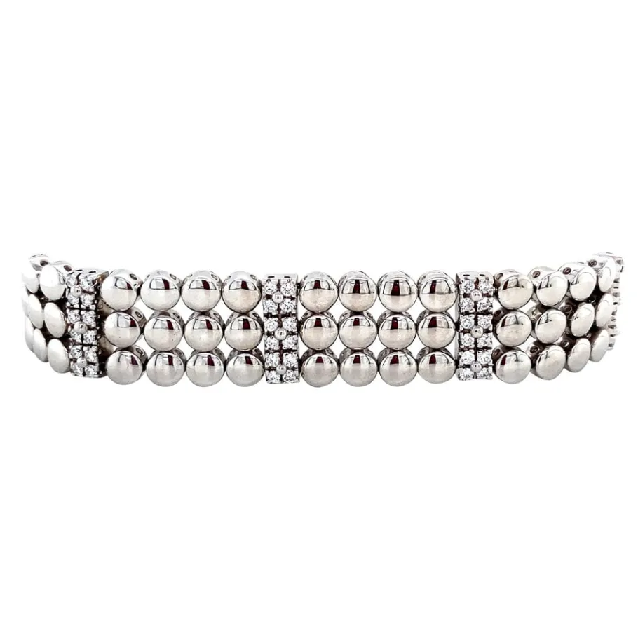 white_gold_fantasy_bracel_2.webp White gold fantasy bracelet with diamonds 18 krt>Vintage Jewellery New