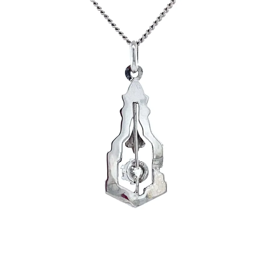 white_gold_pendant_with_d_4-1.webp White gold pendant with diamonds 14 krt>Vintage Jewellery Best