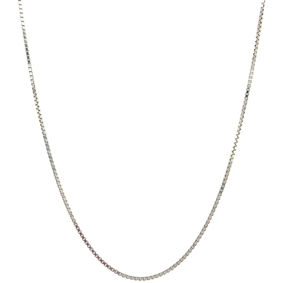 White gold venetian length necklace 18 krt>Vintage Jewellery Fashion