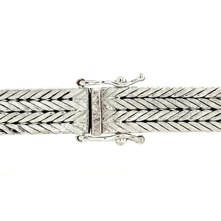 wit_gold_bracelet_with_di_4.webp WIt gold bracelet with diamonds 14 krt>Vintage Jewellery Outlet