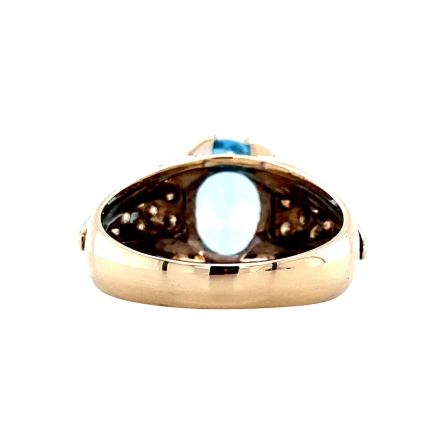 yellow_gold_ring_with_top_4.webp Yellow gold ring with topaz and diamonds 18 krt>Vintage Jewellery Hot